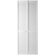 Armário de cor branca Bi-Fold Full Louver Door